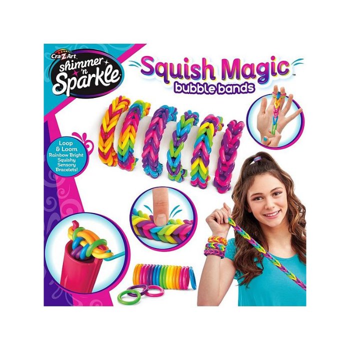 SHIMMER N SPARKLE SQUISH MAGIC BUBBLE BANDS