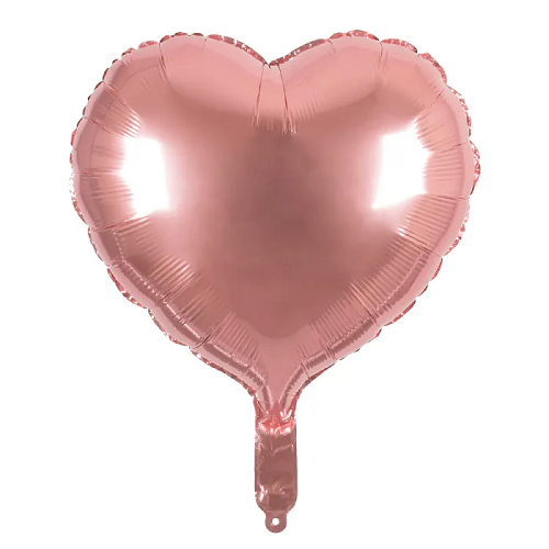 Sydän Ruusukulta 40 x 45 cm | Foliopallo