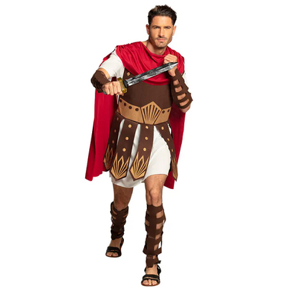 Aikuisten naamiaisasu Gladiaattori - Adult costume Gladiator (M/L)