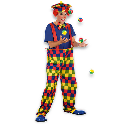 Aikuisten Pellepuku - Adult costume Clown Bonbon (M/L)
