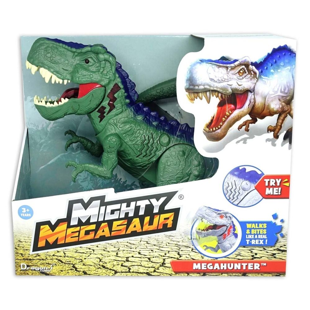 Mighty Megasaur 30 cm Mega Hunter T-Rex. Green