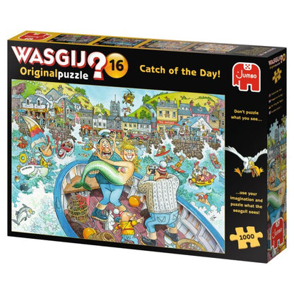 Wasgij Original 16 Palapeli 1000 palaa -Catch of the Day!