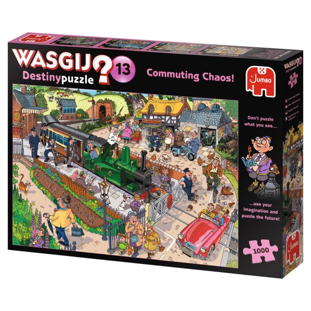 Wasgji Destiny 13 Palapeli 1000 palaa -Commuting Chaos!