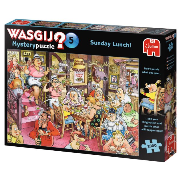 Wasgji Mystery 5 Palapeli 1000 palaa -Sunday Lunch!