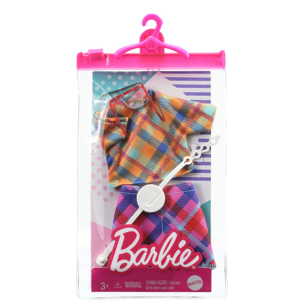Barbie Complete Looks Asu; Ruutuasu, laukku ja kengät