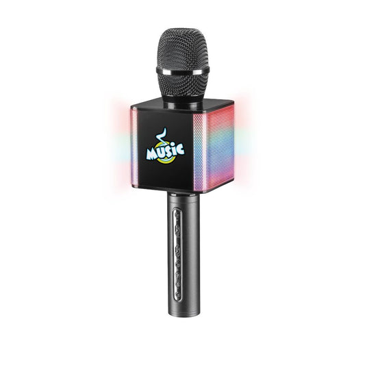 MU BT Mi Mic Microphone Speaker LED