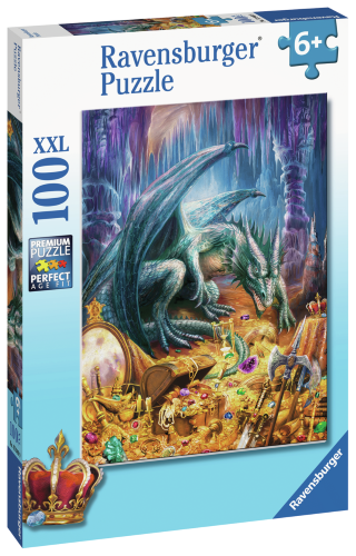 Palapeli Dragons Treasure 100 palaa | Ravensburger