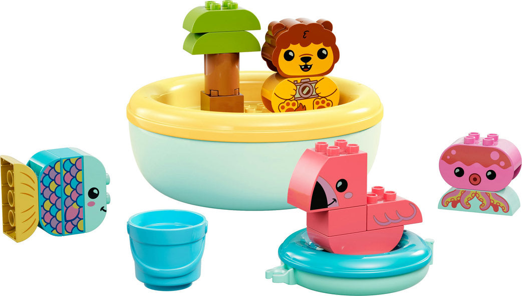 LEGO® DUPLO® Ensimmäisiin hauskoihin kylpyhetkiin: Kelluva eläinsaari