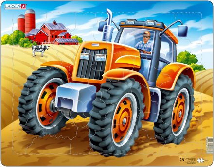 Lasten Kehyspalapeli, traktori 37 palaa | Larsen