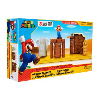 Aavikolla Interaktiivinen leikkisetti 3 osaa - Desert Playset | Super Mario