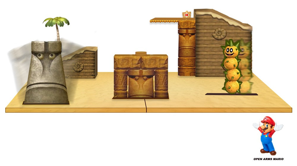 Aavikolla Interaktiivinen leikkisetti 3 osaa - Desert Playset | Super Mario