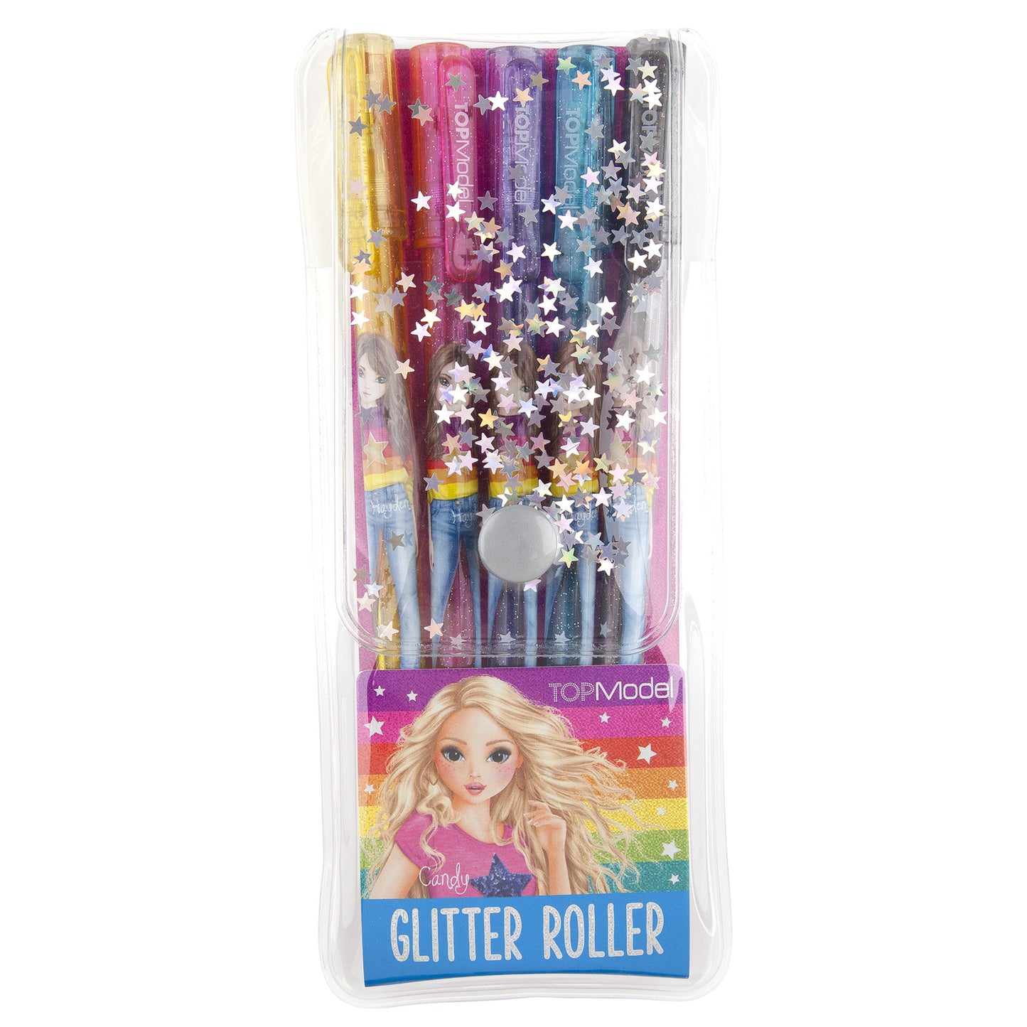 TOPModel Glitter Roller geelikynät